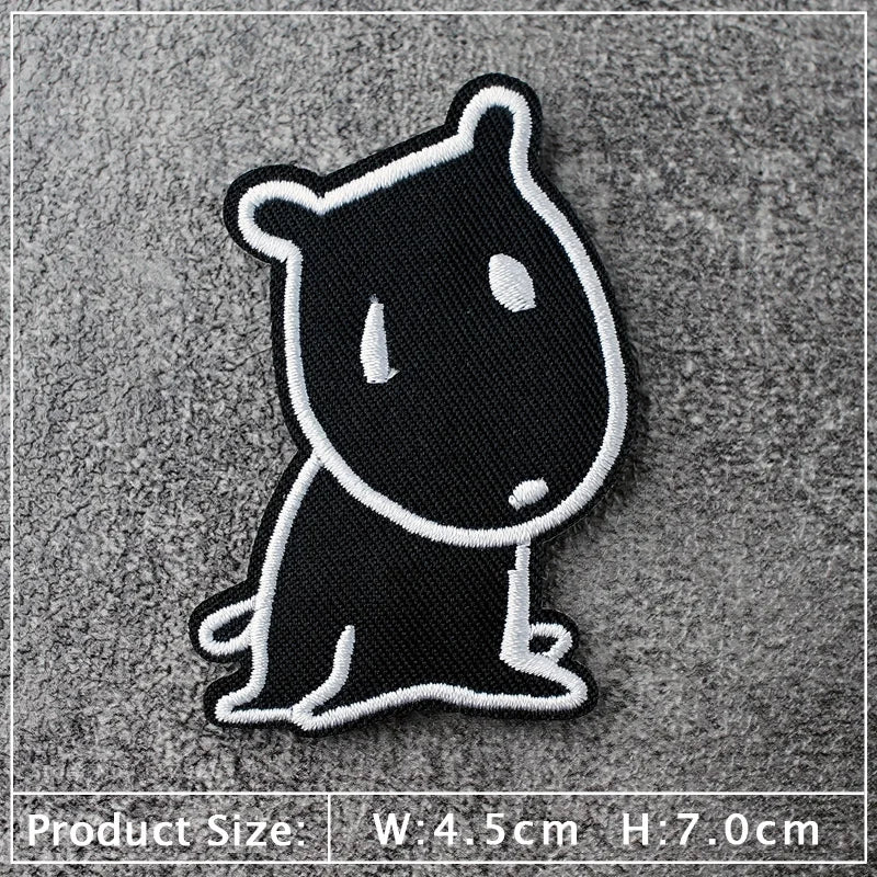 Star Dog Cat Eye Patch Embroidery Applique Ironing Sewing Supplies Decorative Badges For Clothing Accessories Zipper