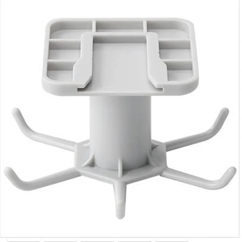ABS Kitchen Hook Organizer Punch-free Multi-Purpose Hooks 360 Degree Rotatable Kitchen Hook Home storage Cabinet Rack