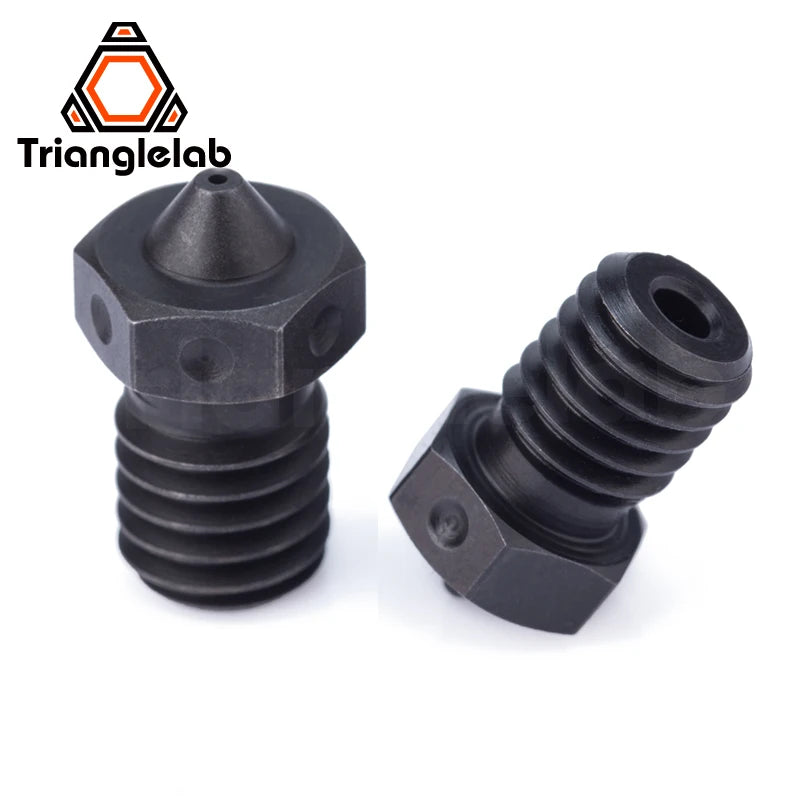 Trianglelab A2 Hardened Steel V6 Nozzle compatible PEI PEEK  Carbon Fiber Filament For v6 HOTEND Dragon RAPIDO Matrix EXTRUDER