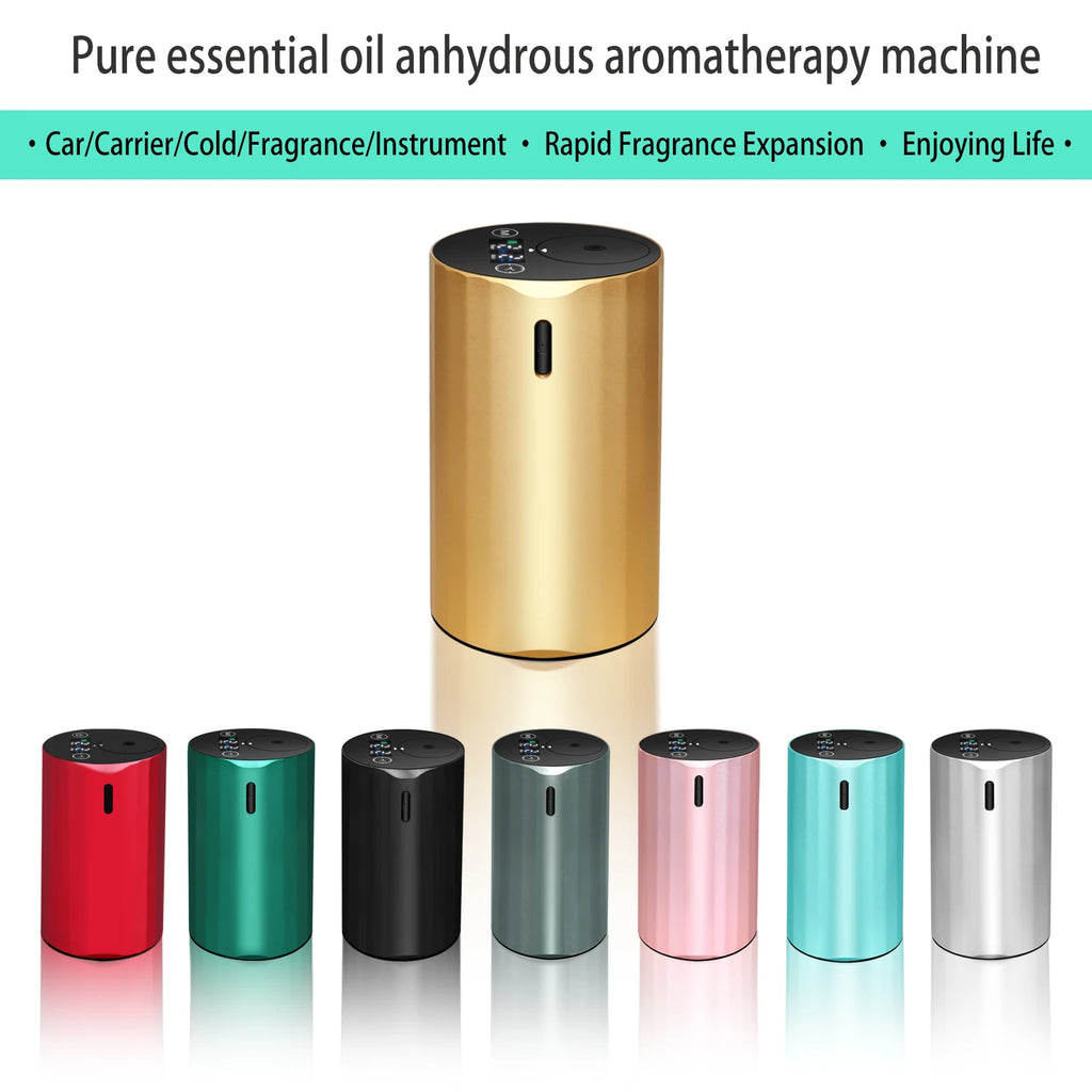 Hot Sale Air Scent Diffuser Machine Popular Household Waterless Fragrance Nebulizer Electric USB Aroma Diffuser for Car