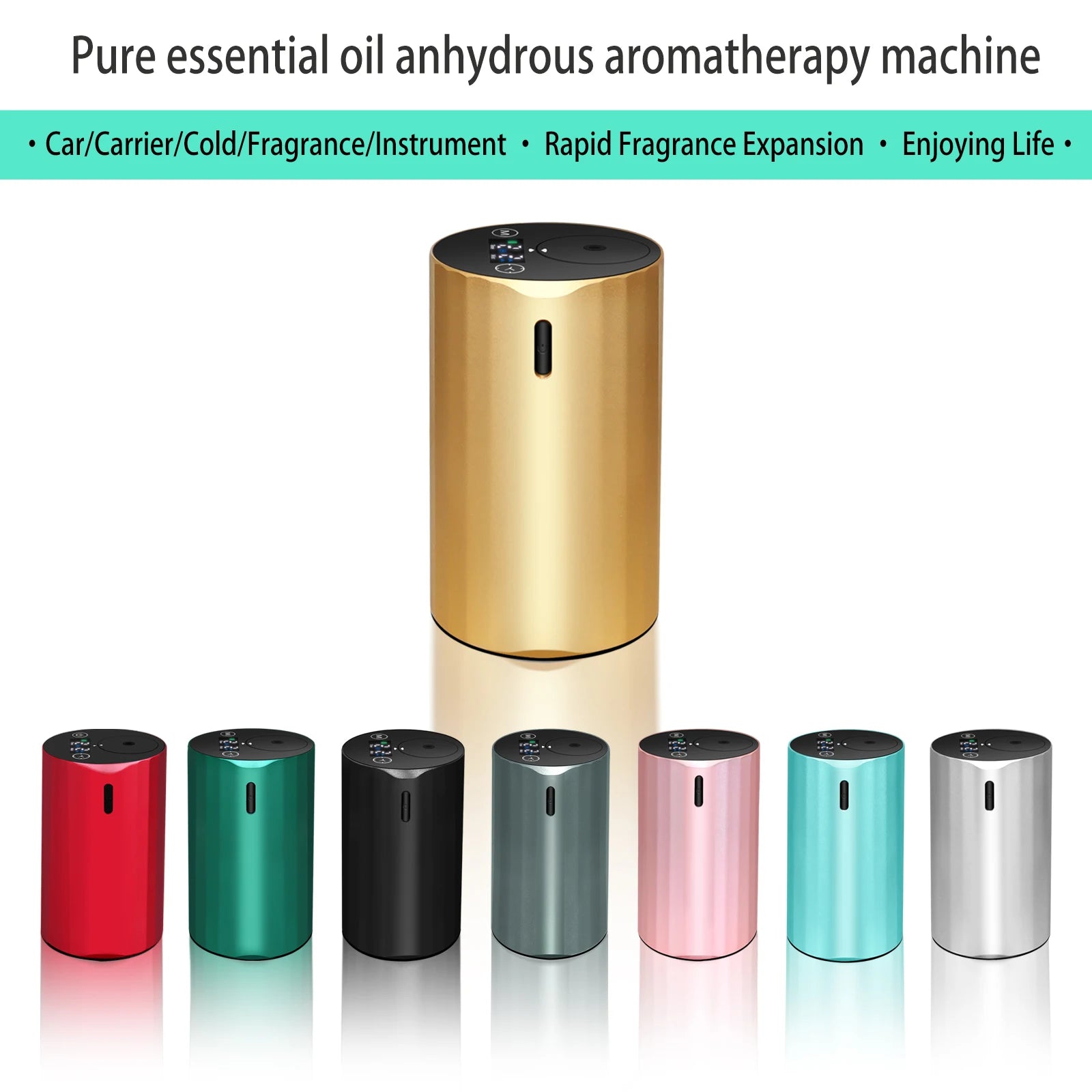 Hot Sale Air Scent Diffuser Machine Popular Household Waterless Fragrance Nebulizer Electric USB Aroma Diffuser for Car