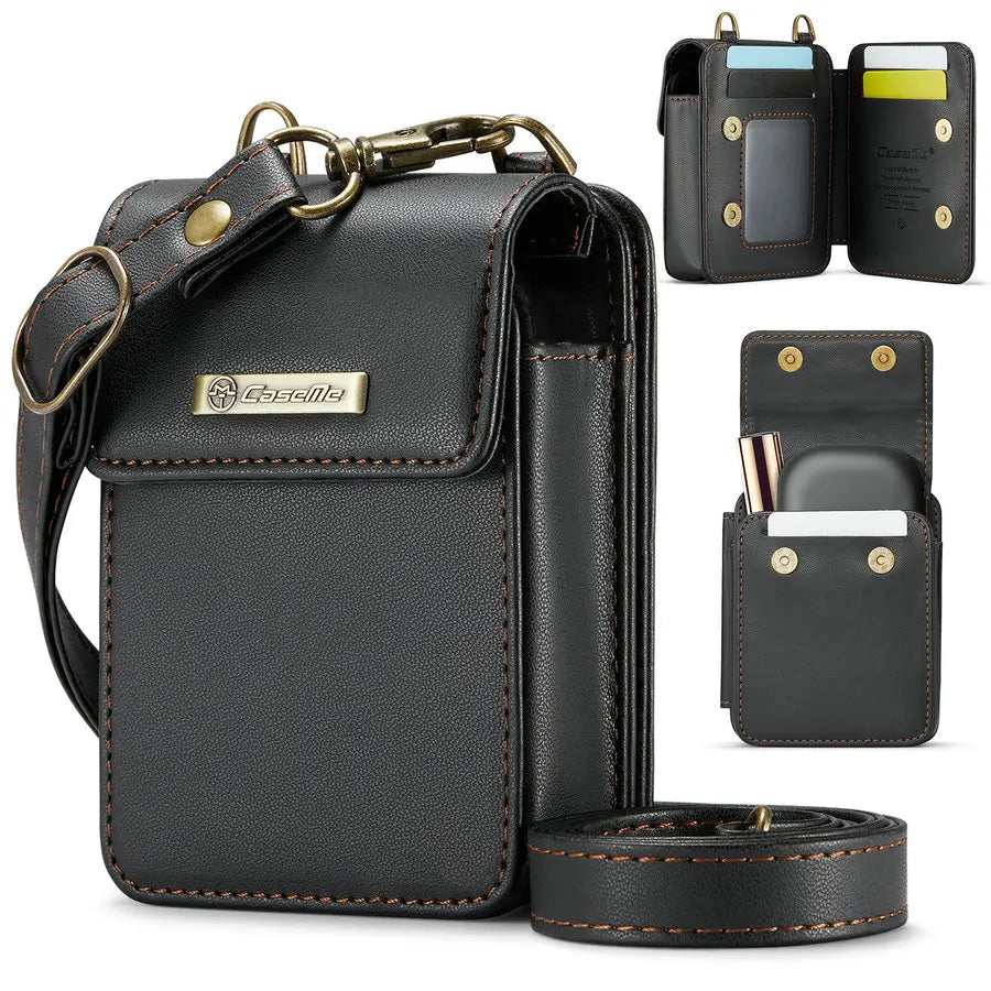 CaseMe Wholesale Custom Mini Zipper Bag Headphone Earbuds Protective Case for Buds 3 2 FE Universal Waterproof Shockproof PU