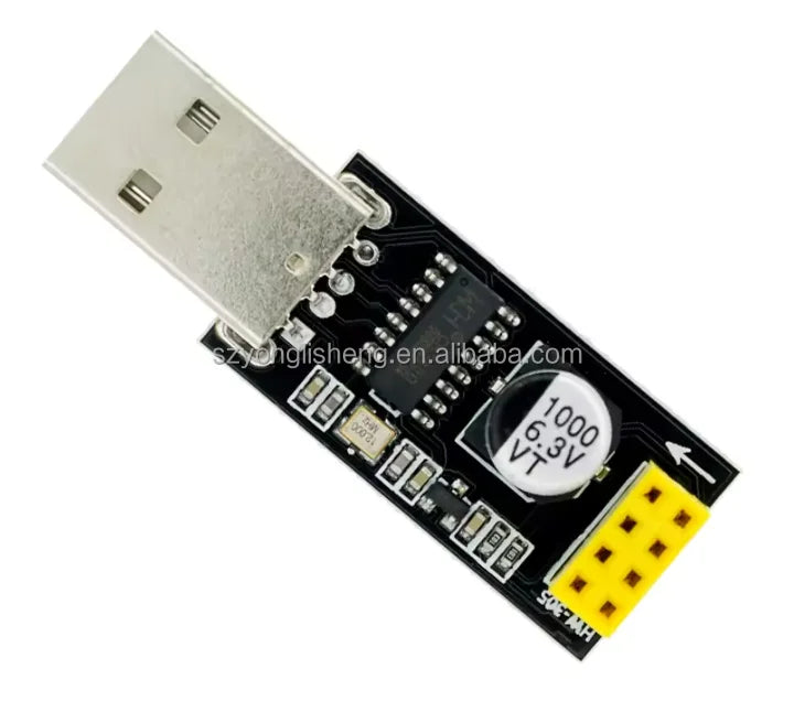 Stock ESP01 Programmer Adapter ESP-01 ESP-01S Adaptater ESP8266 CH340G USB to ESP8266 Serial Wifi Module