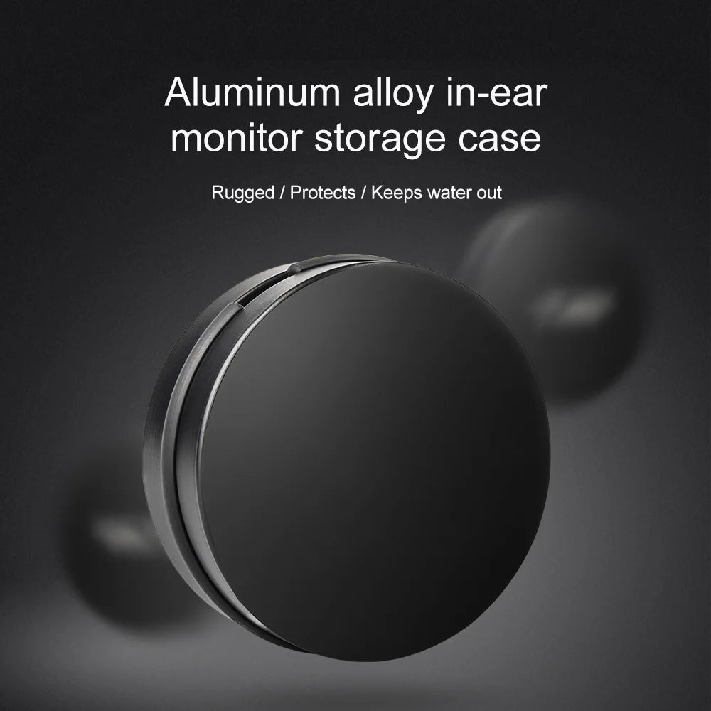 FDBRO New Metal Aluminum Alloy In-ear Earphone Accessories Earphone Hard Waterproof Portable Storage Case Bag Box Earphone