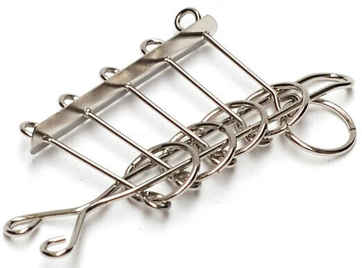 Classic Intelligence Metal Wire Puzzle Baffling Brain Teaser Magic Rings Puzzles Game for Adults Children