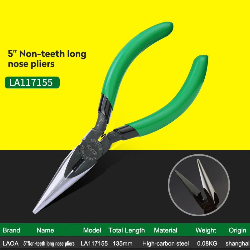 LAOA 5 Inch Mini Wire Cutter Pliers Needle Nose Pliers Diagonal Cutting Pliers Durable Hand Tools For DIY And Electrical Work