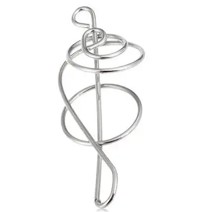 Classic Intelligence Metal Wire Puzzle Baffling Brain Teaser Magic Rings Puzzles Game for Adults Children
