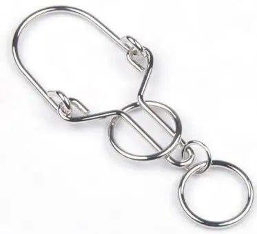 Classic Intelligence Metal Wire Puzzle Baffling Brain Teaser Magic Rings Puzzles Game for Adults Children