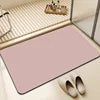 Modern Polyester Bath Mat | Absorbent Quick Dry Non-Slip Rug | Antimicrobial Stain Resistant PET Friendly Reversible Home Hotel