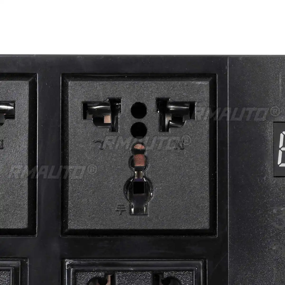 300W DC12V to AC220V Car Power Inverter Modified Wave Converter with 4*USB 4*AC Socket LED Display Voltage Detection