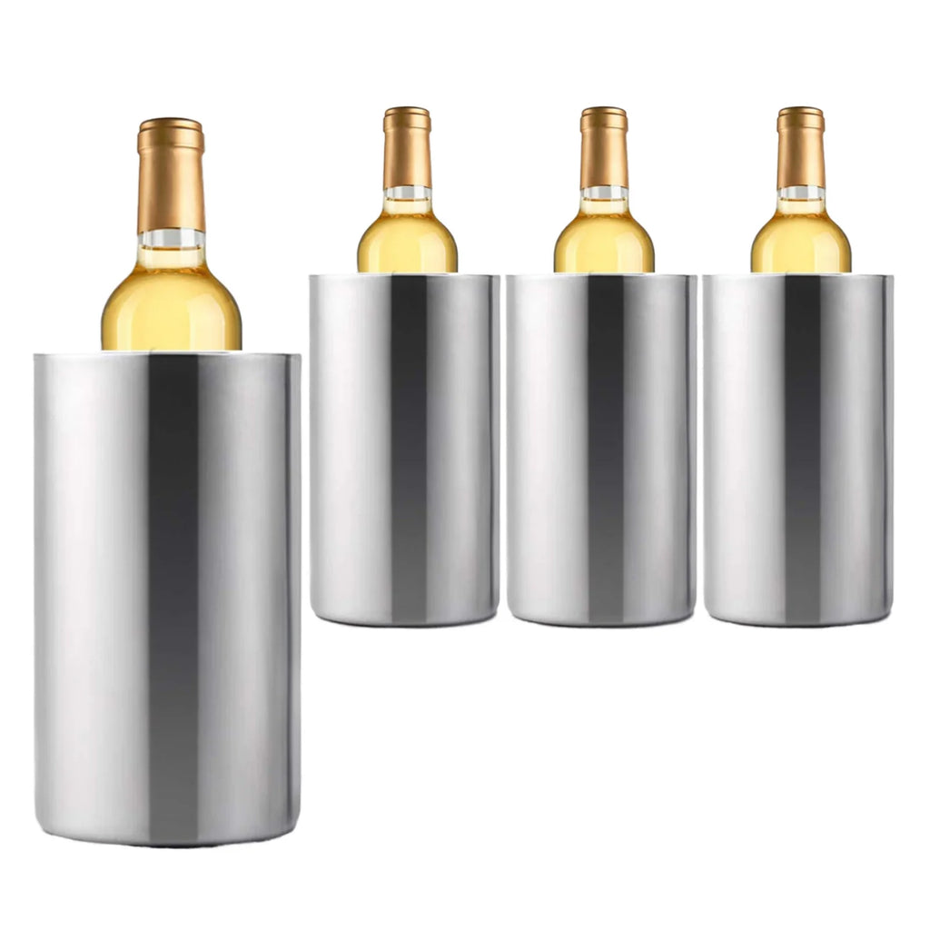 Factory Direct 1600ml Double-Layer Stainless Steel Modern Party Portable Wine Bucket Ice Beverage Tub