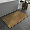 New Design Solid Color 15.7"x23.6" Bath Mat Rug Polyester with Quick Dry Rubber Backing Non-Slip Absorbent for Home or Hotels