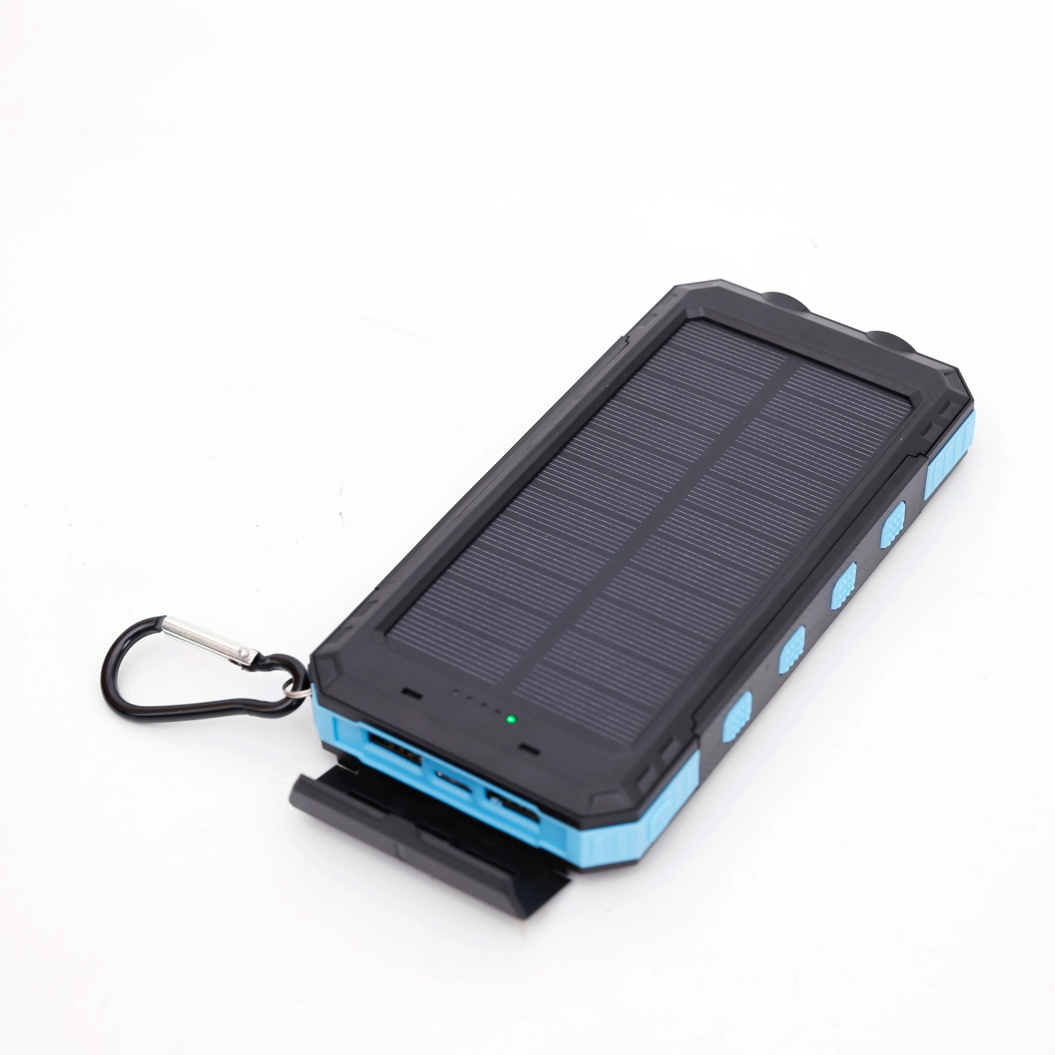 10000mah/20000mAh Fs-005 Waterproof Solar Panel Portable Power Bank Li-Polymer Battery Dual USB Cell Phone Charger