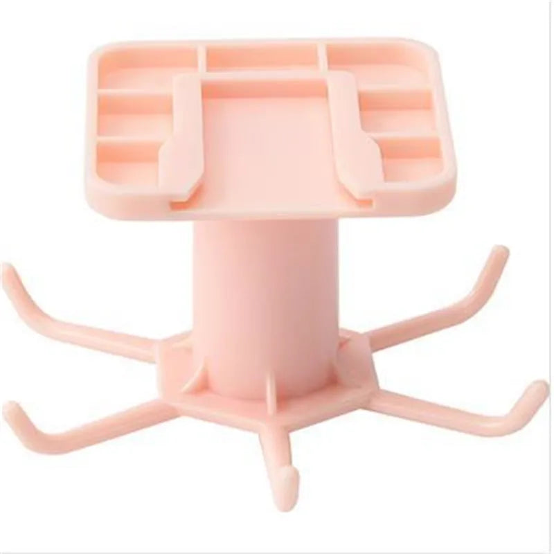 ABS Kitchen Hook Organizer Punch-free Multi-Purpose Hooks 360 Degree Rotatable Kitchen Hook Home storage Cabinet Rack