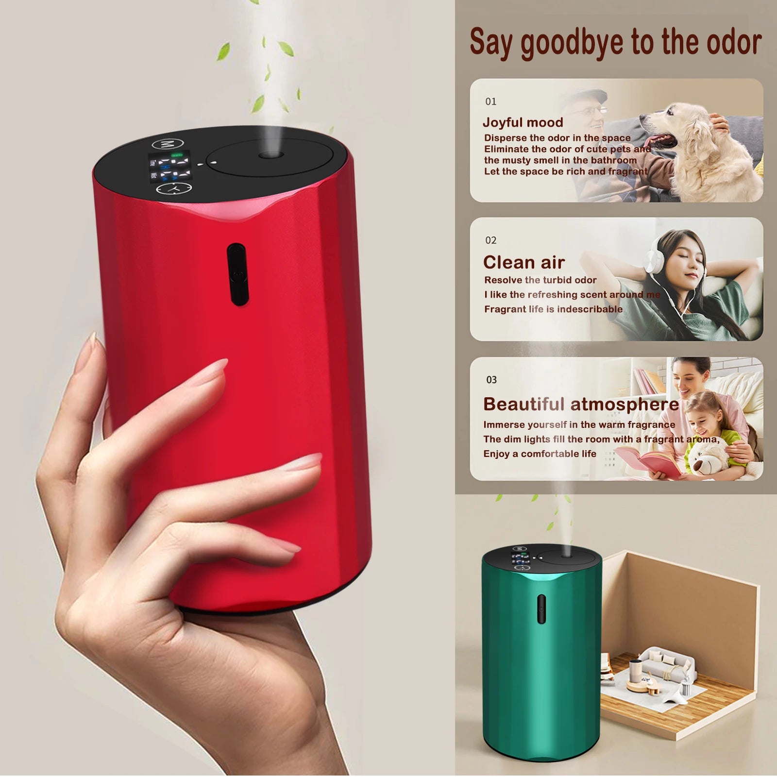 Hot Sale Air Scent Diffuser Machine Popular Household Waterless Fragrance Nebulizer Electric USB Aroma Diffuser for Car