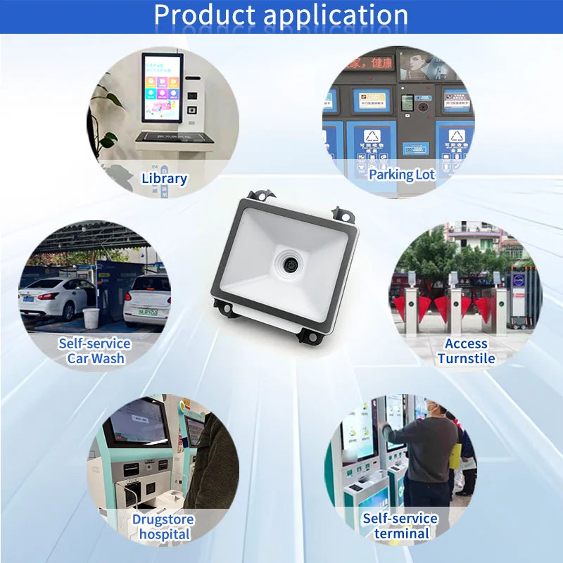 EMT8020A High-Speed Barcode Module 1D 2D CMOS QR Code Scanner Embedded USB Interface for Bus Validator