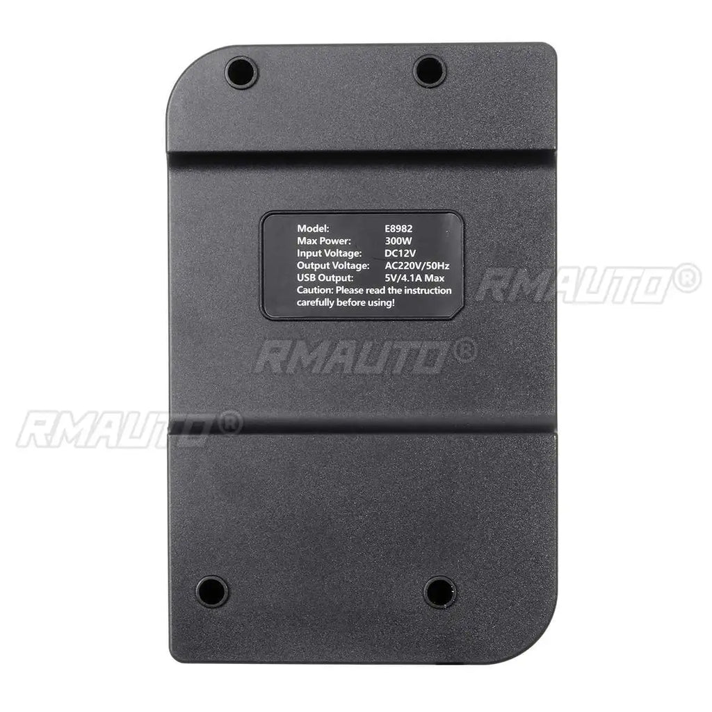 300W DC12V to AC220V Car Power Inverter Modified Wave Converter with 4*USB 4*AC Socket LED Display Voltage Detection