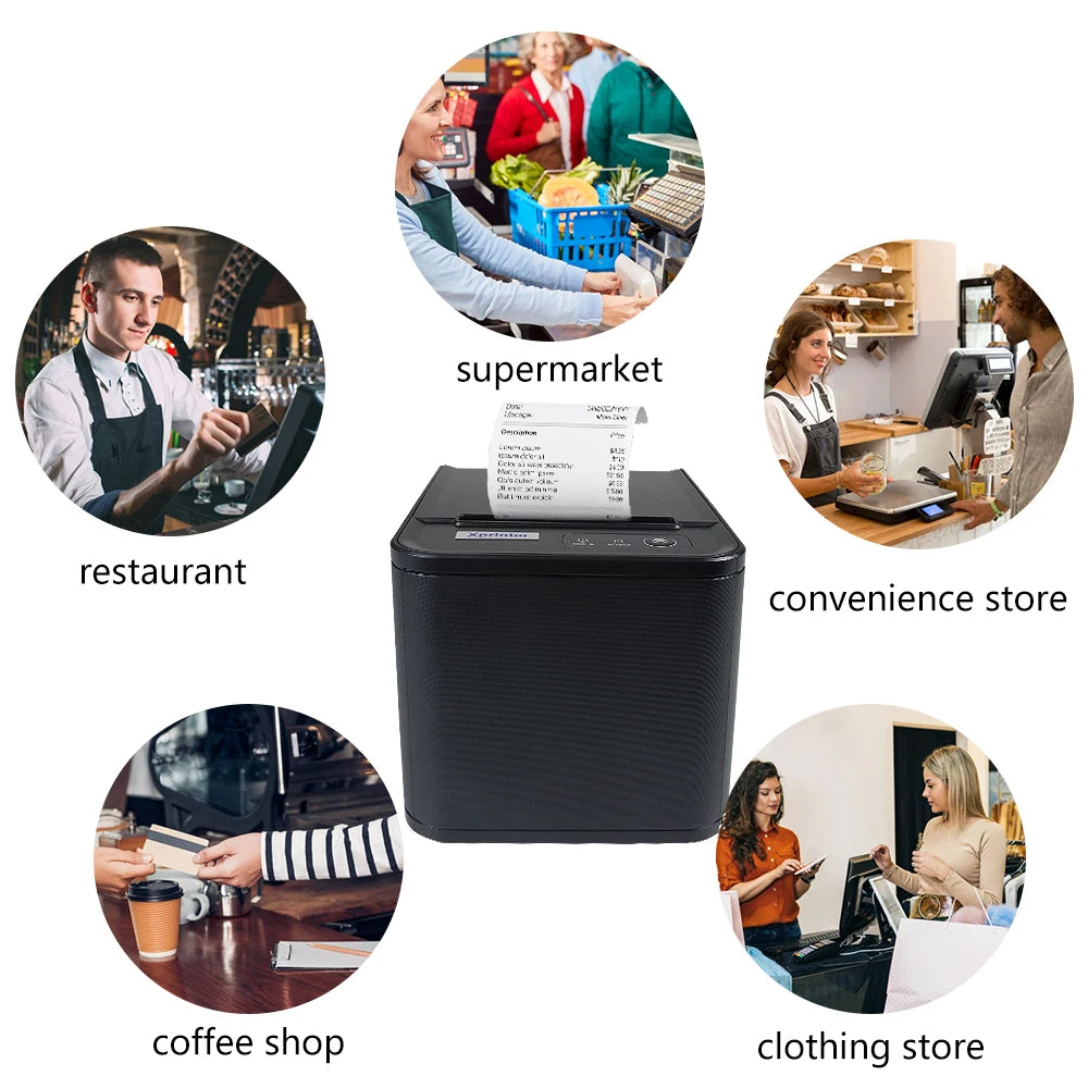 80mm Wireless USB Mini Thermal Printer for POS System Stock Item