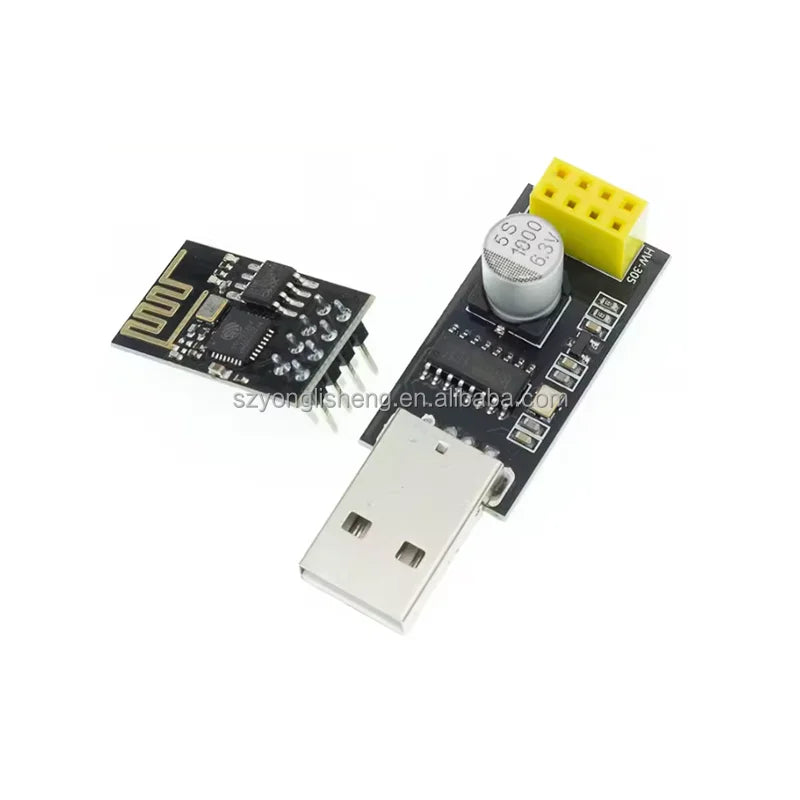 Stock ESP01 Programmer Adapter ESP-01 ESP-01S Adaptater ESP8266 CH340G USB to ESP8266 Serial Wifi Module