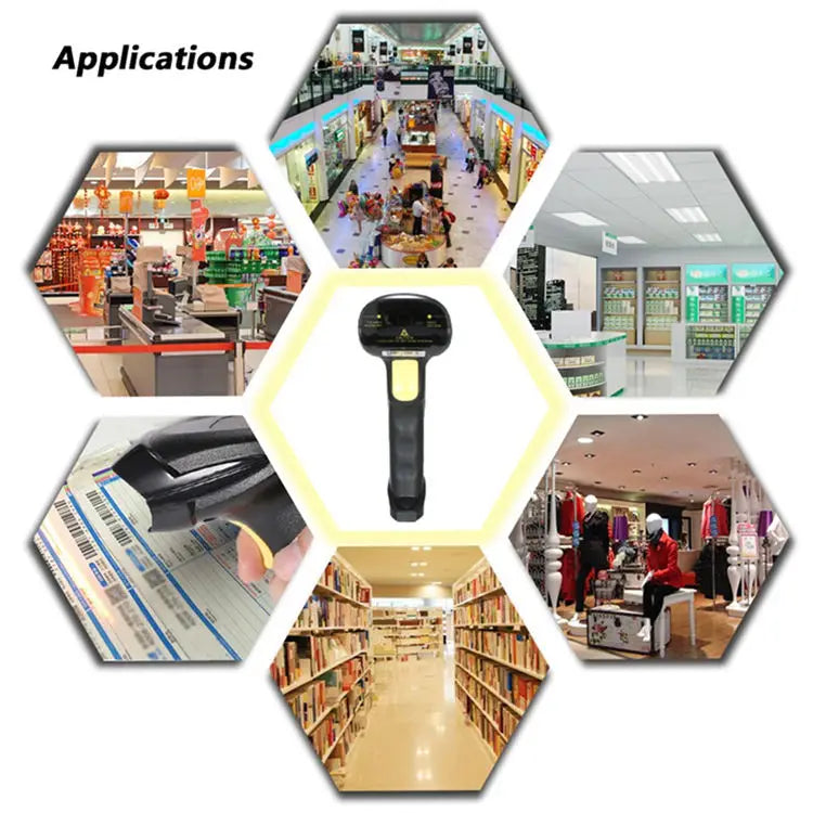 Wholesale 1D 2D Handheld Long Range High-Speed USB & COM Interface Barcode Scanner with OCR Function CMOS Sensor and Stock