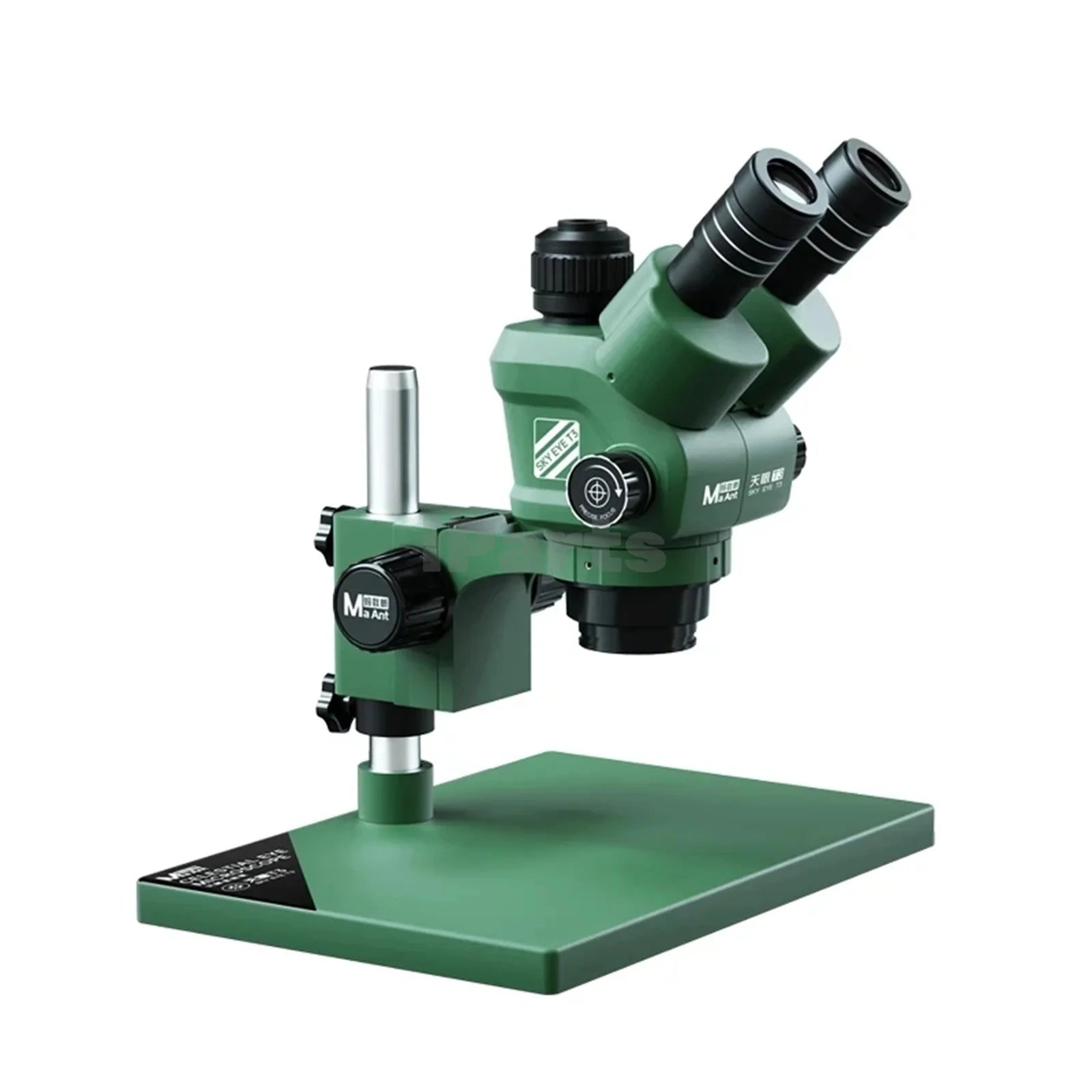 IParts MaAnt SKY EYE T3 6.5-58X M3 7-50X Continuous Zoom Stereo Trinocular Microscope 4K HDMI USB Digital Camera CTV Objective