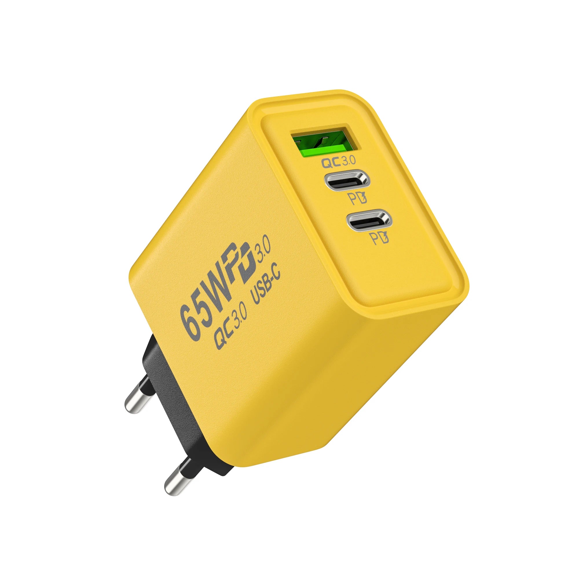 High Quality for Charger 65W Chargers US EU UK 3 USB-C  Mobile Phone 5v2a Charging Head Charger Adapter