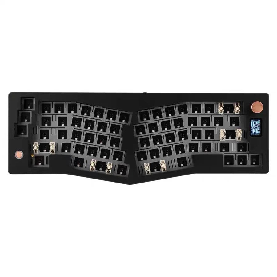 ABM066 Third Mock Examination Alice RGB Plastic Mechanical Keyboard Gasket Structure USB-C Knob VIA Customized Kit Laptop Used