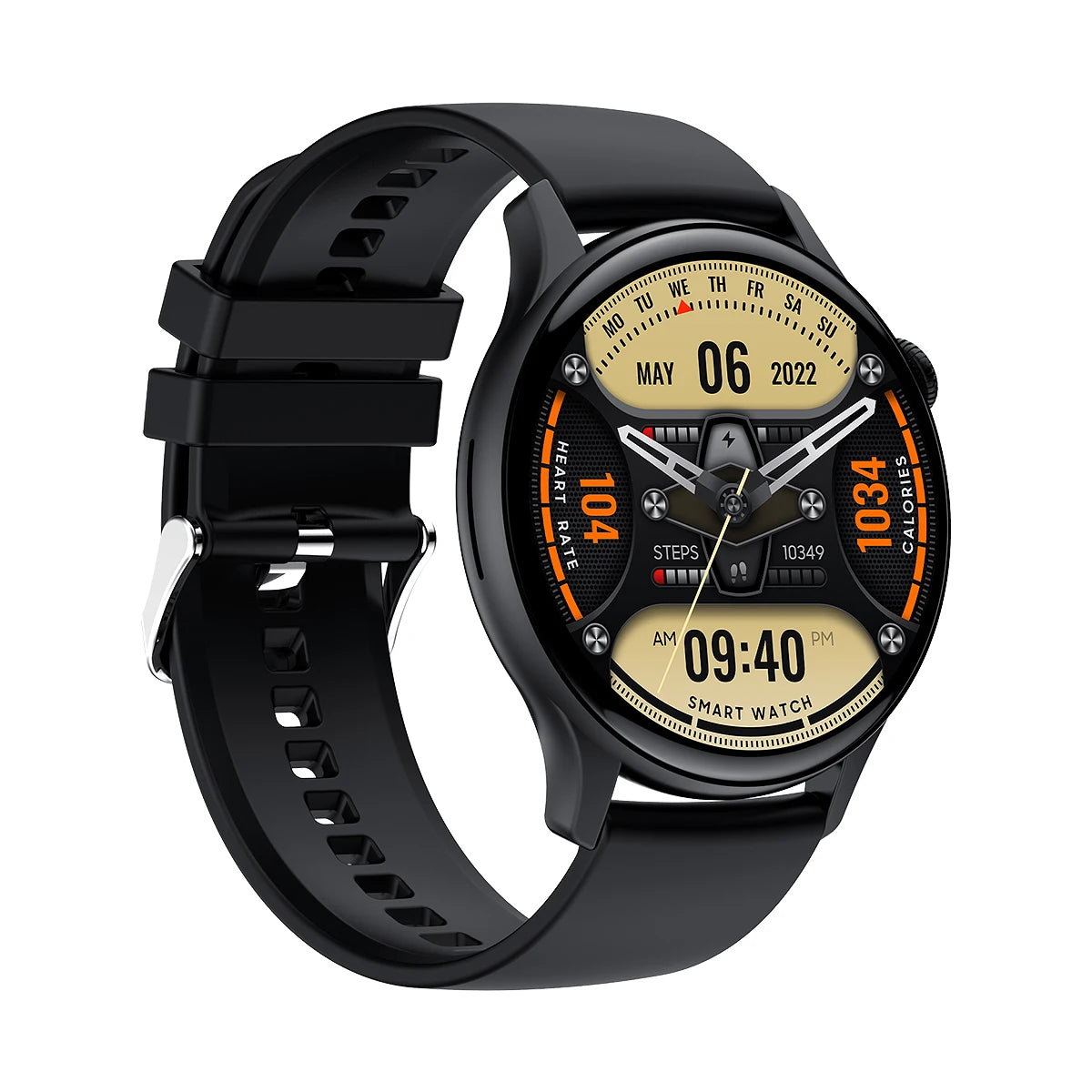 HK85 1.43 Inch Smart Watch High Definition AMOLED Display 466*466 Thin Body Low Power Consumption Sleep Tracker Silicone Square