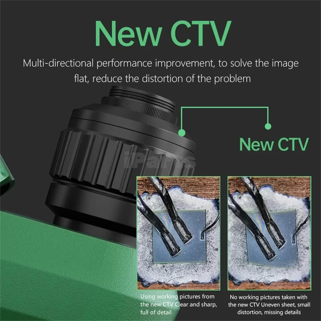 IParts MaAnt SKY EYE T3 6.5-58X M3 7-50X Continuous Zoom Stereo Trinocular Microscope 4K HDMI USB Digital Camera CTV Objective