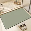Modern Polyester Bath Mat | Absorbent Quick Dry Non-Slip Rug | Antimicrobial Stain Resistant PET Friendly Reversible Home Hotel
