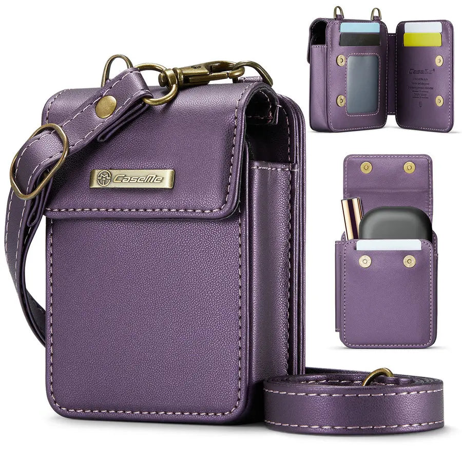 CaseMe Wholesale Custom Mini Zipper Bag Headphone Earbuds Protective Case for Buds 3 2 FE Universal Waterproof Shockproof PU