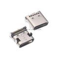 USB 3.1 Type-C 24P Female Socket Dual Row Patch Interface Socket with Four Pin Positioning 8.0MM USB Connector Accessories