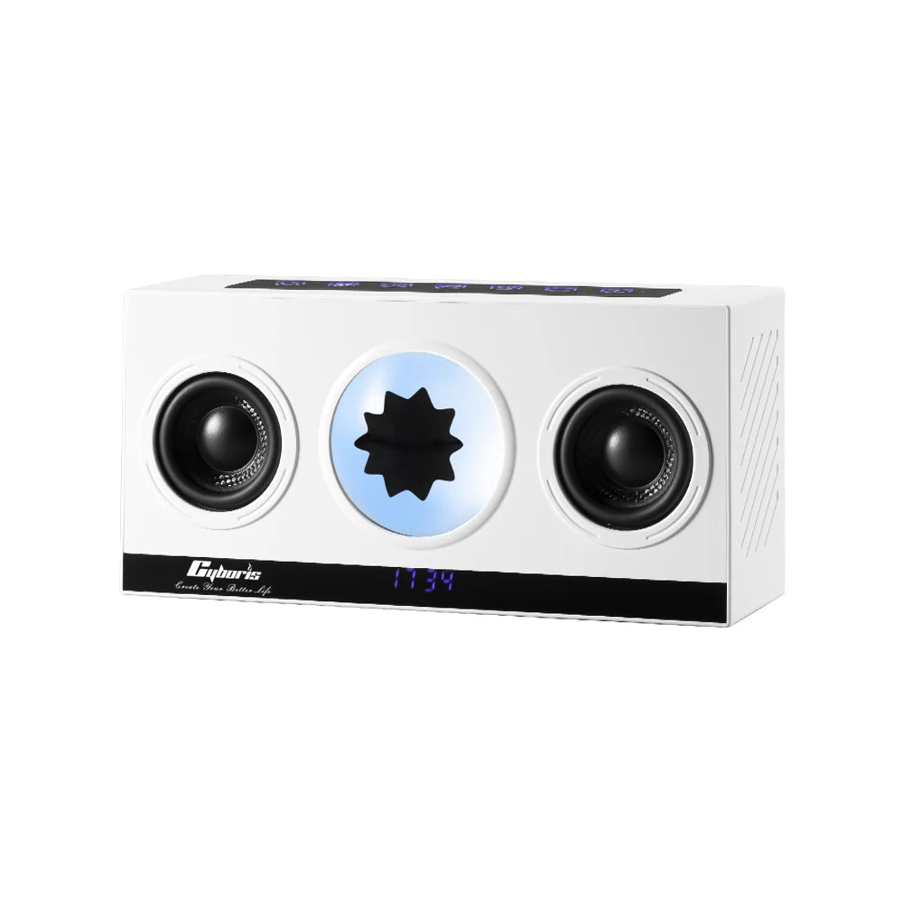 Cyboris B1 Wireless LED Music Visualization Speaker Magnetic Fluid Sound Visualizer for Outdoor Party Use USB Birthday Gift