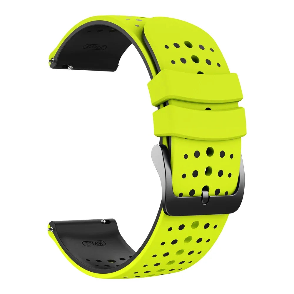 22mm Sport Slicone Strap For OnePlus Watch 3 2 2R 46mm Soft Bracelet For OPPO Watch X X2 4 Pro/Mi Watch 2 Pro S4 S3 S1 Watchband