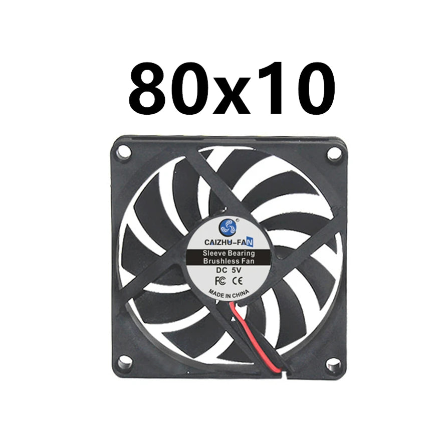 40MM 50MM 60MM 70MM 80MM 90MM 120MM Cooling Fan Brushless Motor Case Fan Quiet Fan 2PIN