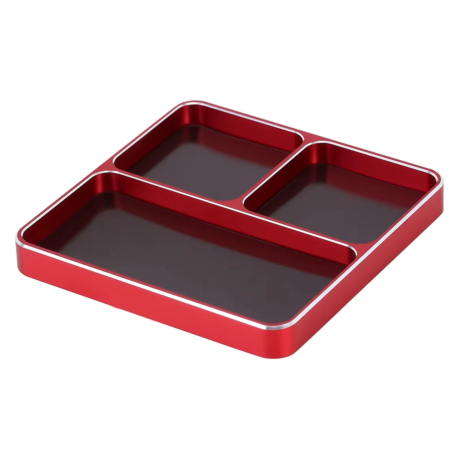 RS 989811mm CNC Aluminium Magnetic Screw Tray Nut Gasket Storage Tray for RC Car Boat Airplane Model