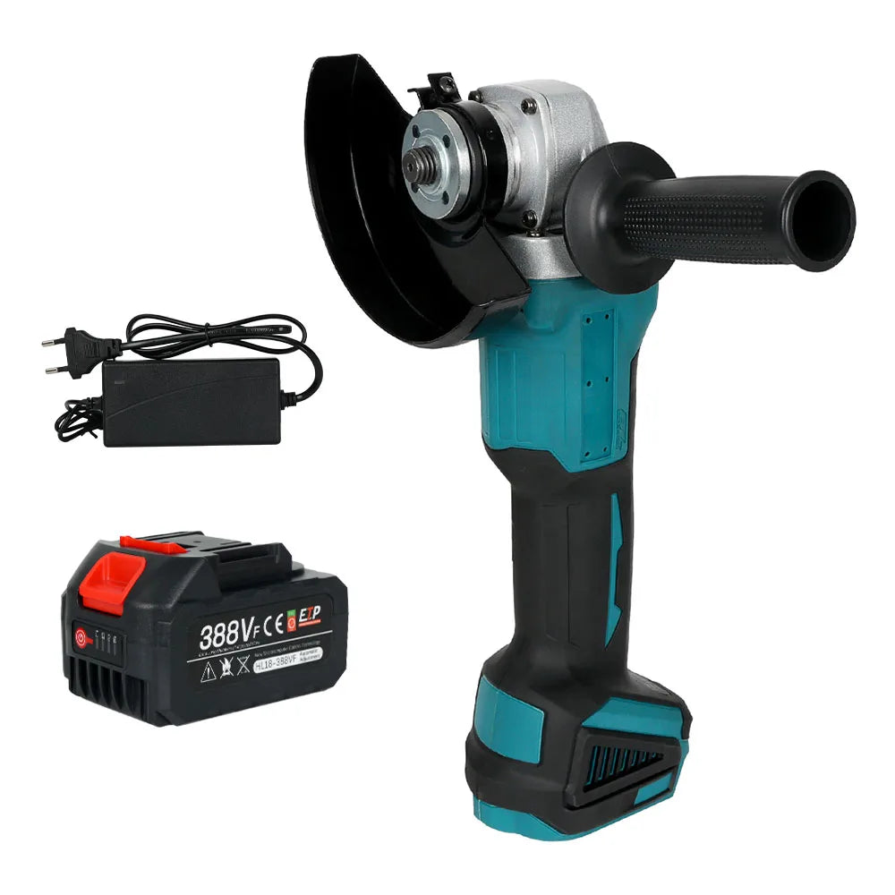 125MM M14 Brushless Impact Angle Grinder Hand Cordless Polishing Grinder Machine DIY Cutting Power Tool For Makita 18V Battery