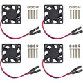 4pcs 3007 Fan for Raspberry Pi 5 30x30x7mm Cooler Fan Pi Brushless Cooling Fan 30MM 1.18in 3.3V 5V DC Quiet Fan for motor