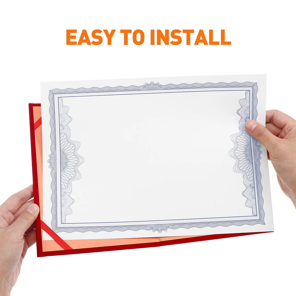 10Pcs Blank Certificate Paper Long Lasting for Class Diplomas and Sports Certificates Certificate Paper School Supply