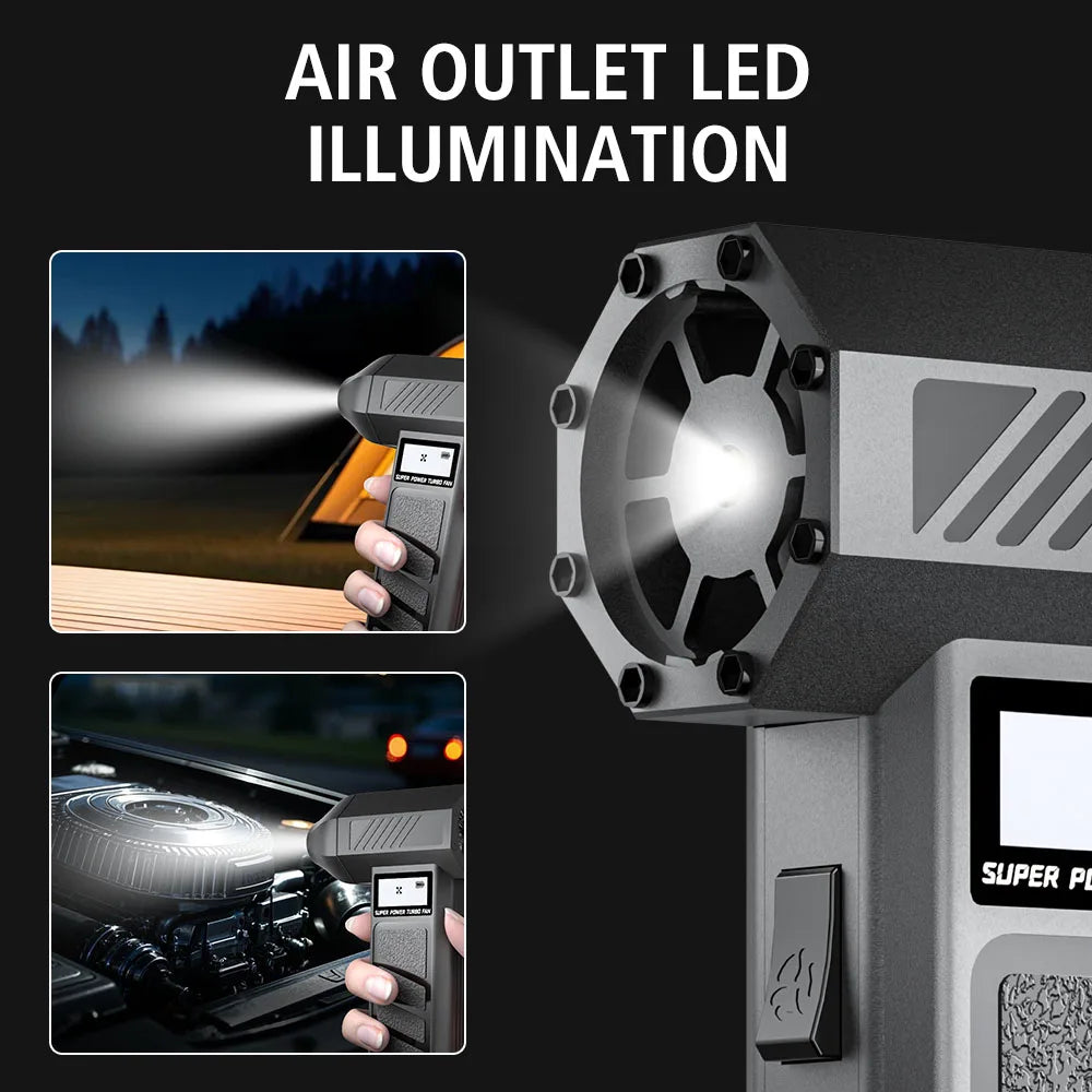 Hand Air Blower For Household Clean Tool Electric Air Duster 130000 RPM Strong Blowing Snow Dust Portable Turbo Jet Fan Air Pump