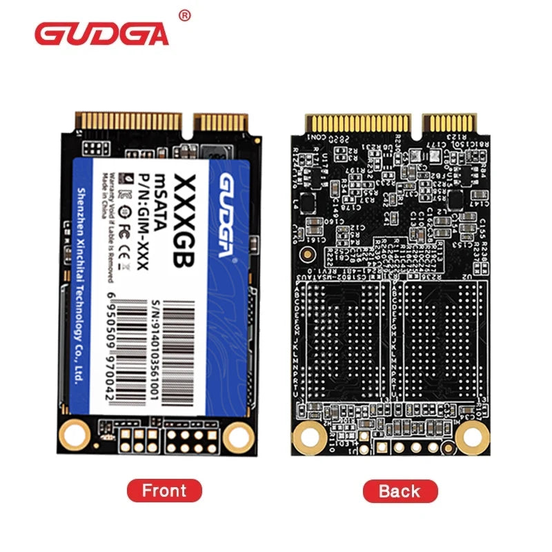 GUAGA mSATA SSD 64GB 128GB 256GB SSD 6Gb/s Msata 512GB Internal Solid Hard Drives SATAIII Hard Disk SSD For HP Laptop Desktop