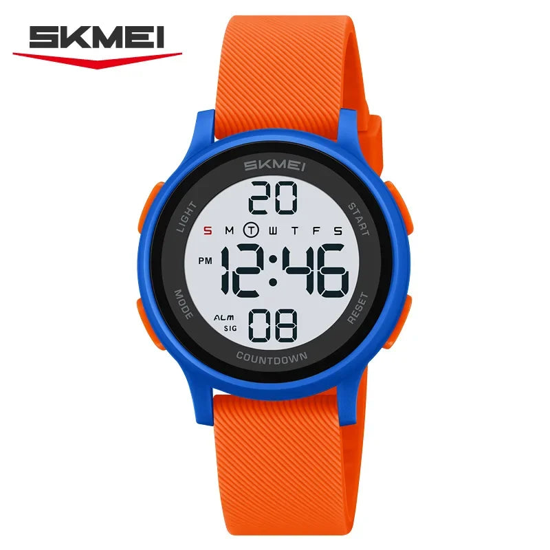 SKMEI 2427 Colorful Children Digital Kids Wristwatches Waterproof Sport Child Electronic Watch Boy Girl Shockproof Montre Enfant