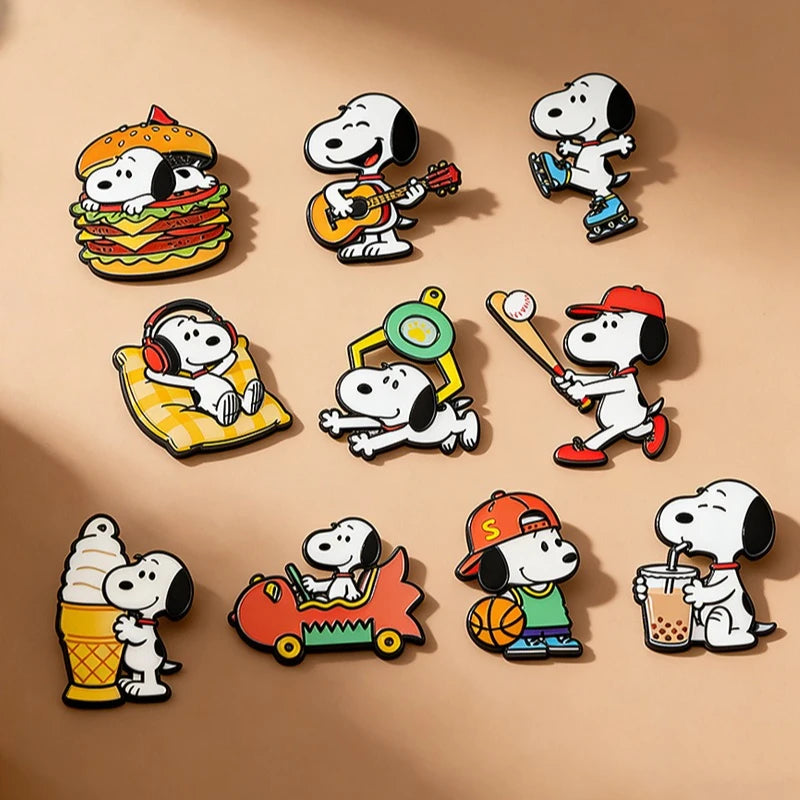 2026 Leisure and Sports Dog Cute Enamel Pin Set Cartoon Brooch Lapel Pins for Backpack Clothes Badge Cute Fans Gift