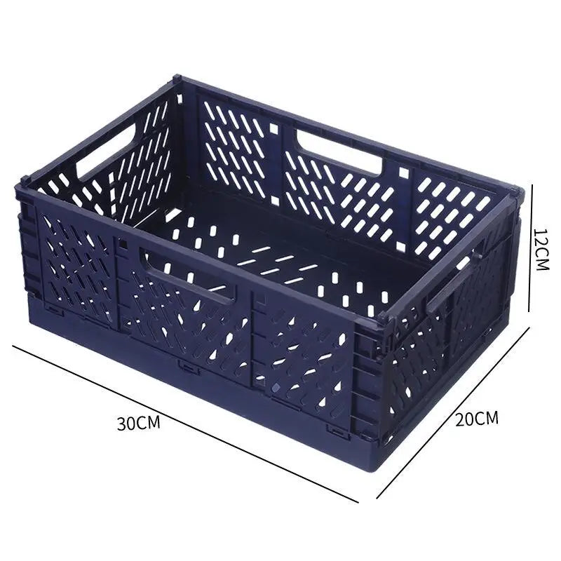 Foldable Storage Basket Wardrobe Organizer Box Kitchen Bathroom Accessories Gadgets For Clothes Toy Spices Condiments Vegetables