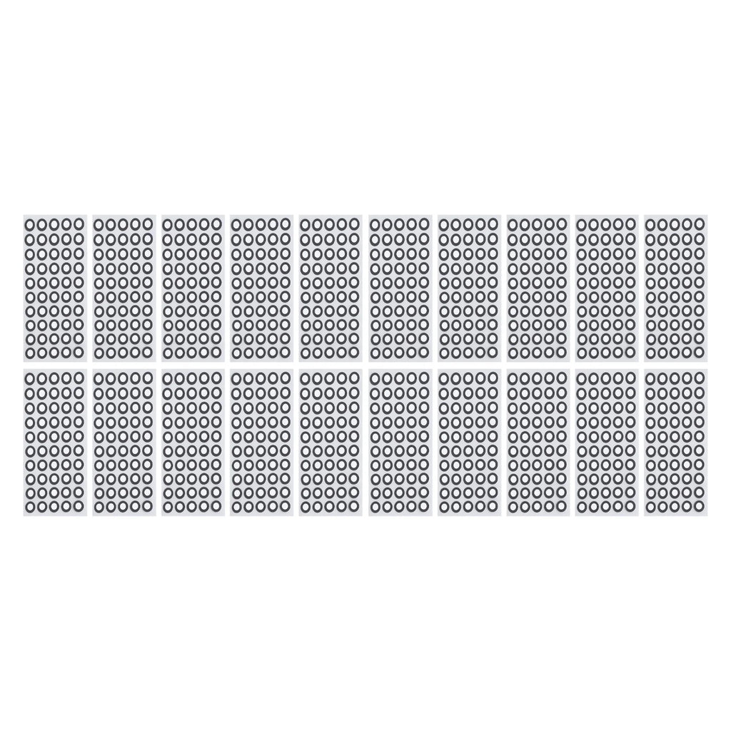 1000 Pcs/20 Sheets 3D Scanning Marker ID 6mm OD 10mm High Reflection Strong Adhesion 3D Tracking Dot Reference Point Marker