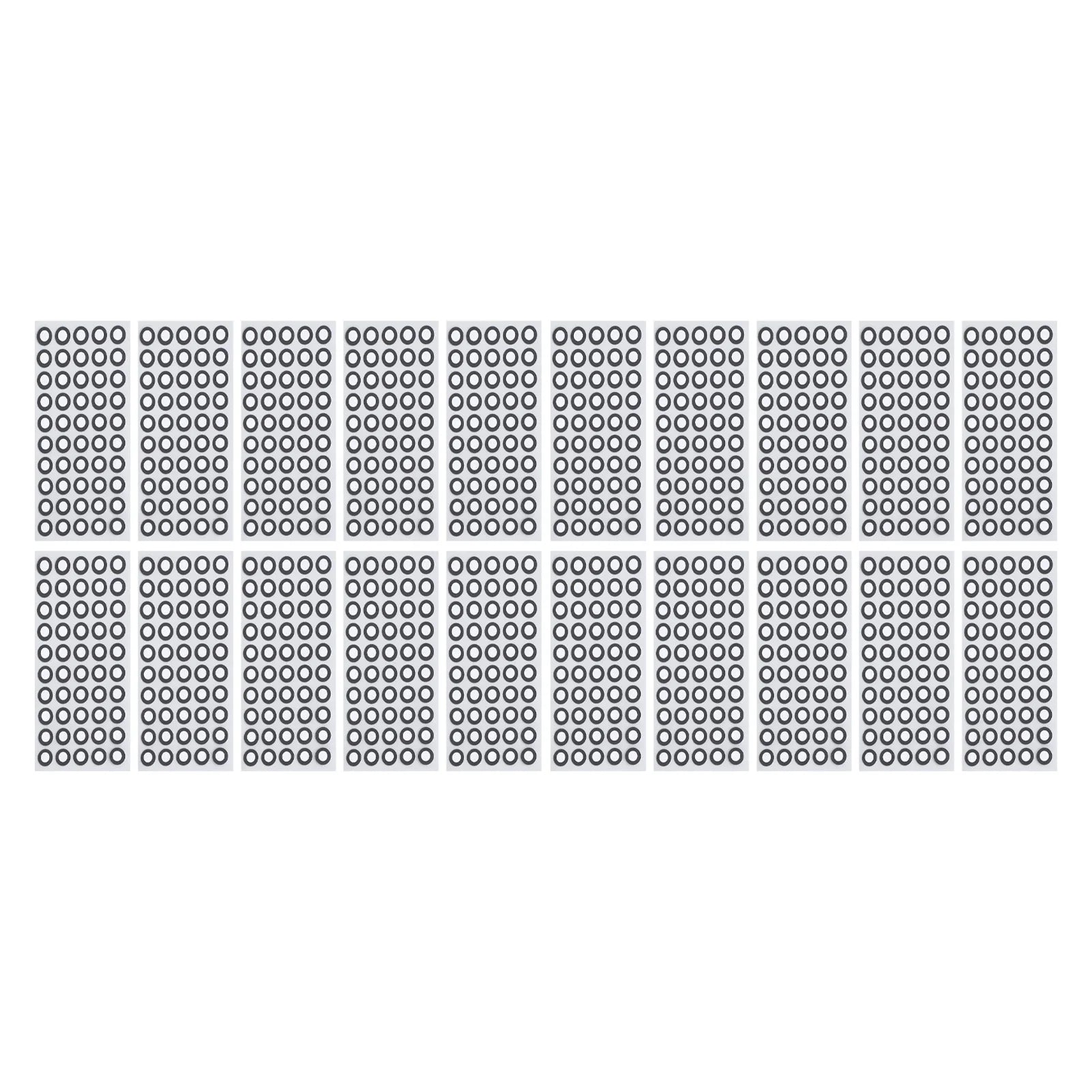 1000 Pcs/20 Sheets 3D Scanning Marker ID 6mm OD 10mm High Reflection Strong Adhesion 3D Tracking Dot Reference Point Marker