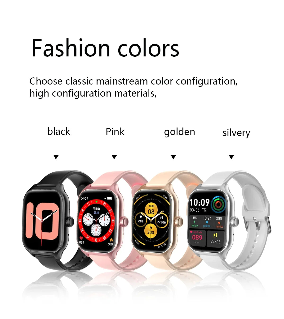 HOMEFISH  C20 Smartwatch 1.77-inch HD Display Bluetooth Call Message Alert Sports Mode Smartwatch For Men Women