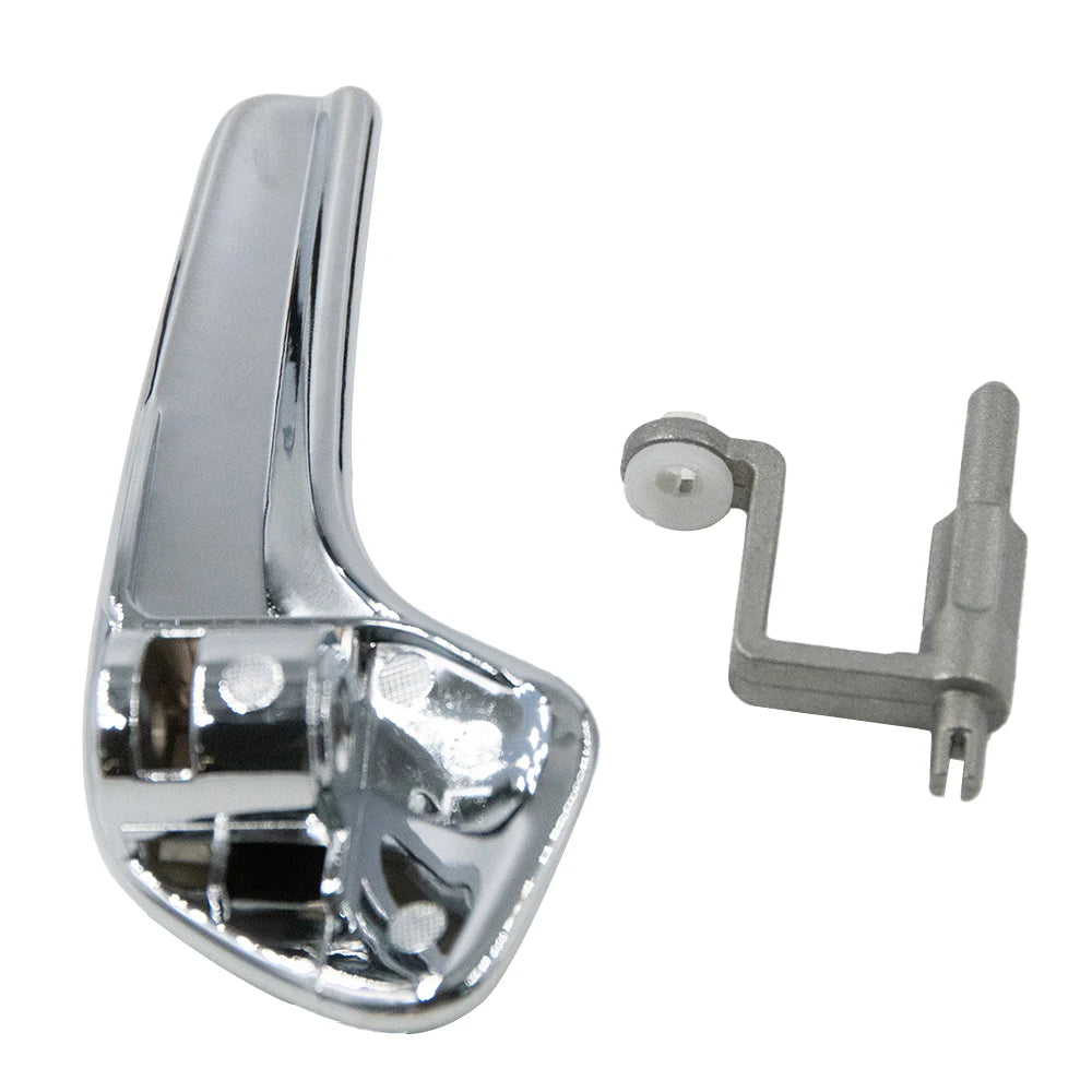 Aluminum Plated Plastic Stainless Interior Door Handle For Opel Corsa D 2006-2014 13297814 13297813 Left Right Doors