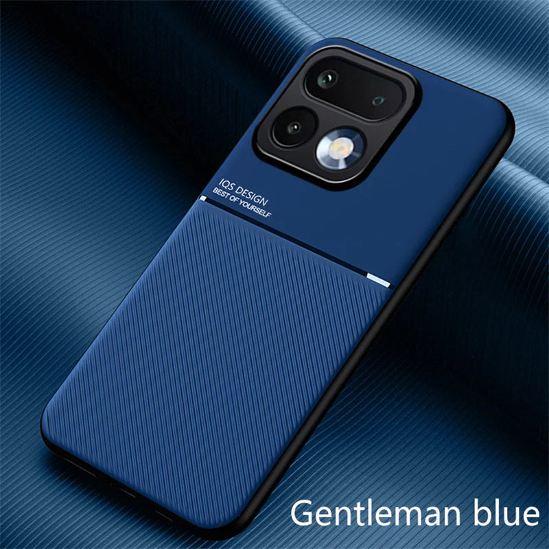 Soft Frame Cover For Realme 16 Pro 5G Case Leather Car Magnetic Holder Funda for Realme 16 Pro Plus 16Pro TPU Shockproof Coque
