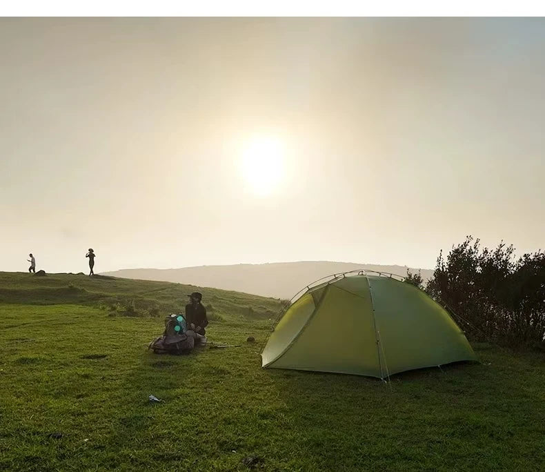 3F UL Gear Taiji3 Ultralight Tent 3/4 Season Portable Backpacking Tent for Multi person Double Layer Tent for Camping, Climbing